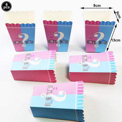 Jednokratno posuđe za zabavu s otkrivanjem spola Ružičasto plavi papirnati tanjur šalica Banner Dječak ili djevojčica Otkrivanje spola Dekoracija za zabavu za tuširanje djeteta