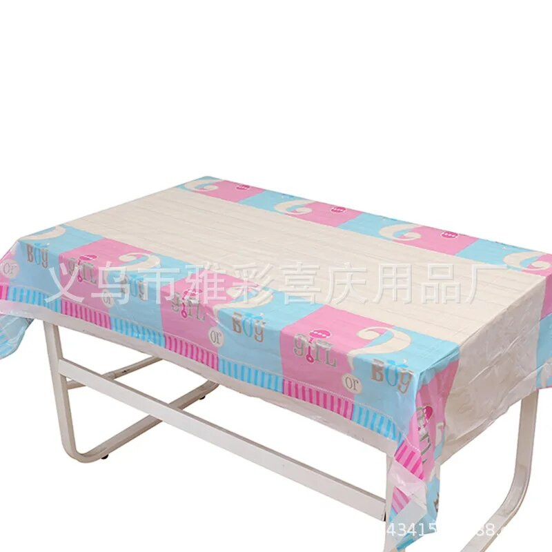 Jednokratno posuđe za zabavu s otkrivanjem spola Ružičasto plavi papirnati tanjur šalica Banner Dječak ili djevojčica Otkrivanje spola Dekoracija za zabavu za tuširanje djeteta