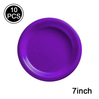 Жълто червено розово еднократна пластмасова парти посуда чаша чиния салфетка детски рожден ден декор розово сватбено парти вечеря