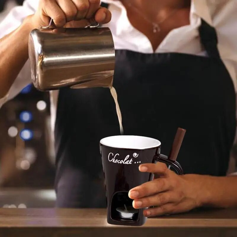 Ghivece pentru fonduă Set căni pentru fondue Mini personală, ciocolată, brânză, înghețată, ciocolată, brânză, înghețată, kit pentru fonduă, ceașcă individuală pentru topirea untului.