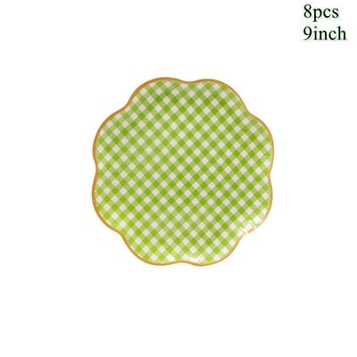 1 set fructe de unică folosință farfurii de piersici, portocale, lămâie, cești pentru copii, fructe de vară, aprovizionare pentru decorațiuni pentru petrecerea de mulți ani