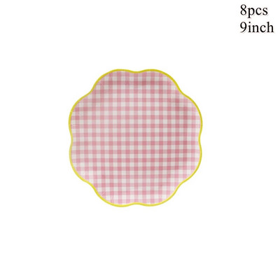 1 set fructe de unică folosință farfurii de piersici, portocale, lămâie, cești pentru copii, fructe de vară, aprovizionare pentru decorațiuni pentru petrecerea de mulți ani