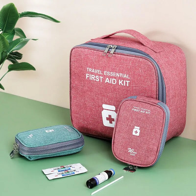 Празни големи комплекти за първа помощ Преносими чанти за оцеляване на открито при бедствие при земетресение Медицински пакет с голям капацитет за дома/колата