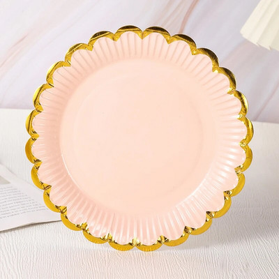 10 komada bijelo/žuto/plavo/crveno jednokratno posuđe za zabavu Potrepštine za zabave Papirnati tanjuri Šalice Vjenčanje Rođendanska zabava Dekoracija za odrasle F