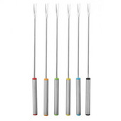 Set Furculiță de ciocolată din oțel inoxidabil Oală pentru brânză Furculițe fierbinți Fructe Desert Furculiță Fondue Fusion Frigarui Ustensile de bucătărie