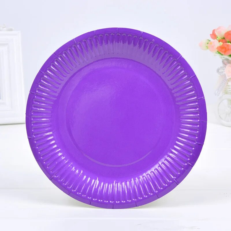Papirnati tanjuri od 7 inča Dekora za dječju rođendansku zabavu Tanjuri za dječje zabave Jednokratni setovi posuđa Tanjuri