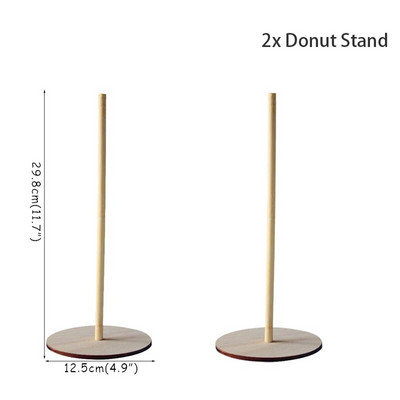 WEIGAO Donut Party Plate Cup Servetėlės Staltiesė Reklaminė juosta Gimtadienio vakarėlio vienkartiniai stalo reikmenys 1-ojo gimtadienio dekoravimo reikmenys