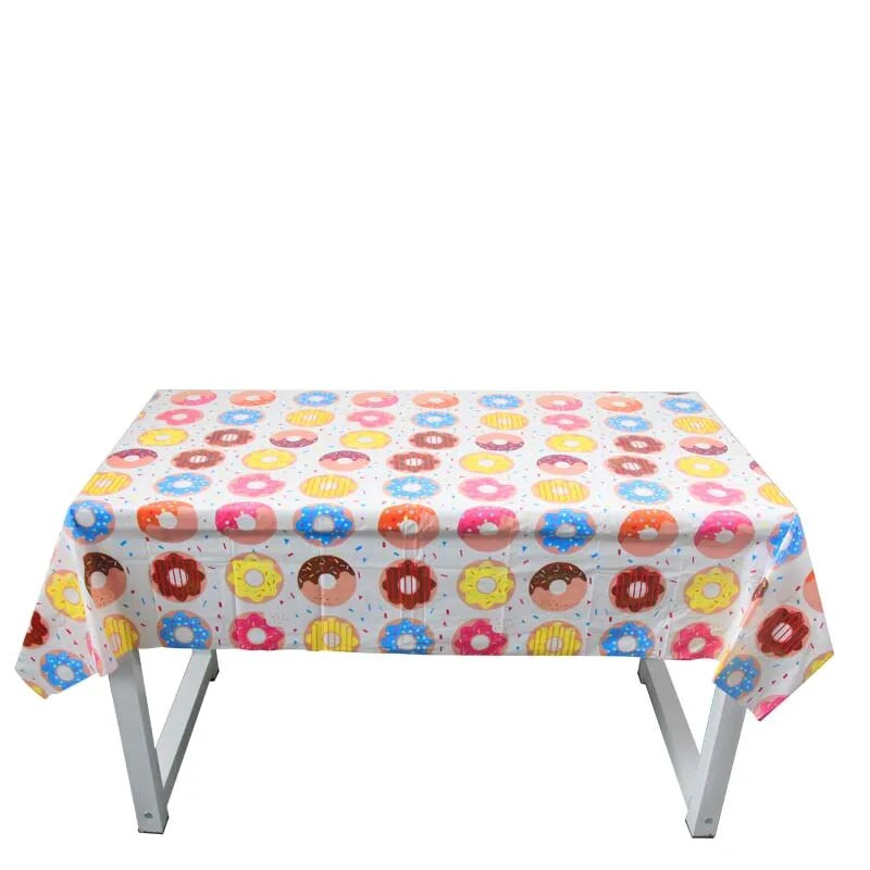 WEIGAO farfurie pentru petrecere cu gogoși, șervețele pentru ceașcă, banner, pentru petrecere de aniversare, set de veselă de unică folosință, decorațiuni pentru prima zi de naștere.