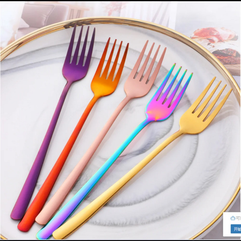 304 Творческа и персонализирана цветна лъжица за десерт за кафе и чай за домакинството Многофункционална лъжица за разбъркване за къси подправки