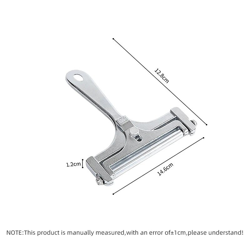 NUBECOM Rezač sira podesive debljine Alat za rezanje sira maslaca Izdržljivi rezači sira Rende Kuhinjsko posuđe Alati za sir