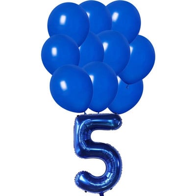 Едноцветна тъмно синя тема Рожден ден Супер момичета Декорации Парти Еднократни прибори Хартиени салфетки Чаши Чинии Покривки Слама