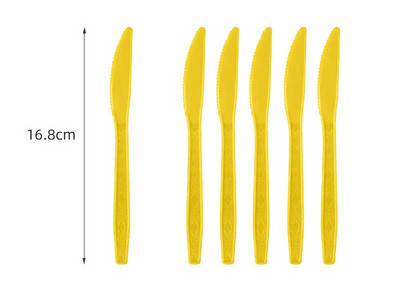 Jednobojna žuta tema Rođendan Super Girls Decorations Party Jednokratno posuđe Papirnate salvete Šalice Tanjuri Stolnjaci Slama