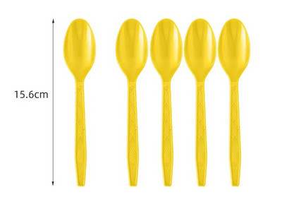 Jednobojna žuta tema Rođendan Super Girls Decorations Party Jednokratno posuđe Papirnate salvete Šalice Tanjuri Stolnjaci Slama