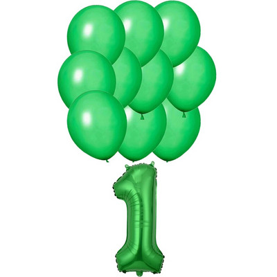 Solidi žalia tema Gimtadienis Super mergaičių dekoracijos Vakarėlis Vienkartiniai stalo reikmenys Popierinės servetėlės Puodeliai Lėkštės Staltiesės Šiaudeliai