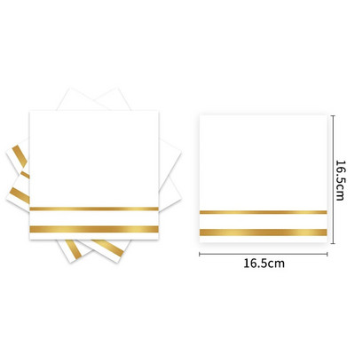 Златно щамповане Тема Рожден ден Супер момичета Декорации Парти Посуда за еднократна употреба Хартиени салфетки Чаши Чинии Покривки Слама