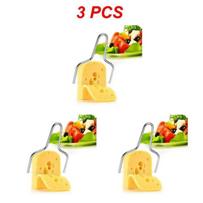 Tăiător de sârmă pentru unt, 1/3 buc, tăietor portabil pentru unt, tăiere brânzeturi, sârmă din oțel inoxidabil, tăiere brânză, accesorii de bucătărie, tăietor