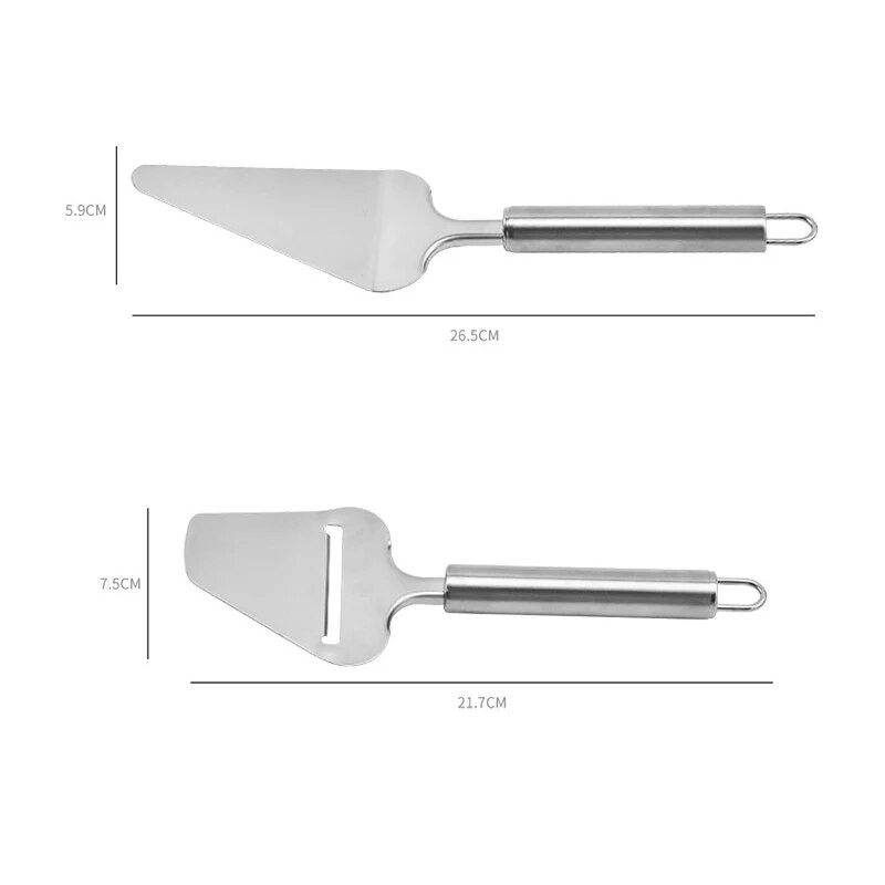 Răzătoare pentru curățarea brânzei din oțel inoxidabil Răzătoare pentru tăiat unt pentru brânză Cutter Pizza Lopată Cutter Accesorii pentru bucătărie Gadget