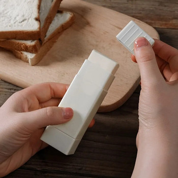 Удобни държачи за разпръскване на твърдо масло Пръчки Пластмасова кутия за съхранение Малка кухня Контейнер за инструменти за печене Калъф за пазачи за сирене 1 бр.