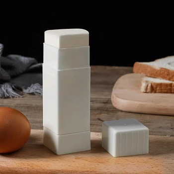 Удобни държачи за разпръскване на твърдо масло Пръчки Пластмасова кутия за съхранение Малка кухня Контейнер за инструменти за печене Калъф за пазачи за сирене 1 бр.