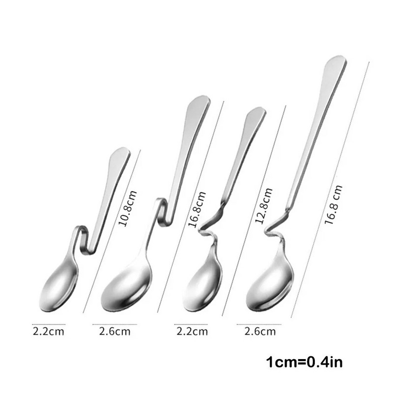 Лъжица за кафе от неръждаема стомана Десертна напитка Чаени лъжички за разбъркване Начало Ресторант Хотел Парти Кухня Инструменти