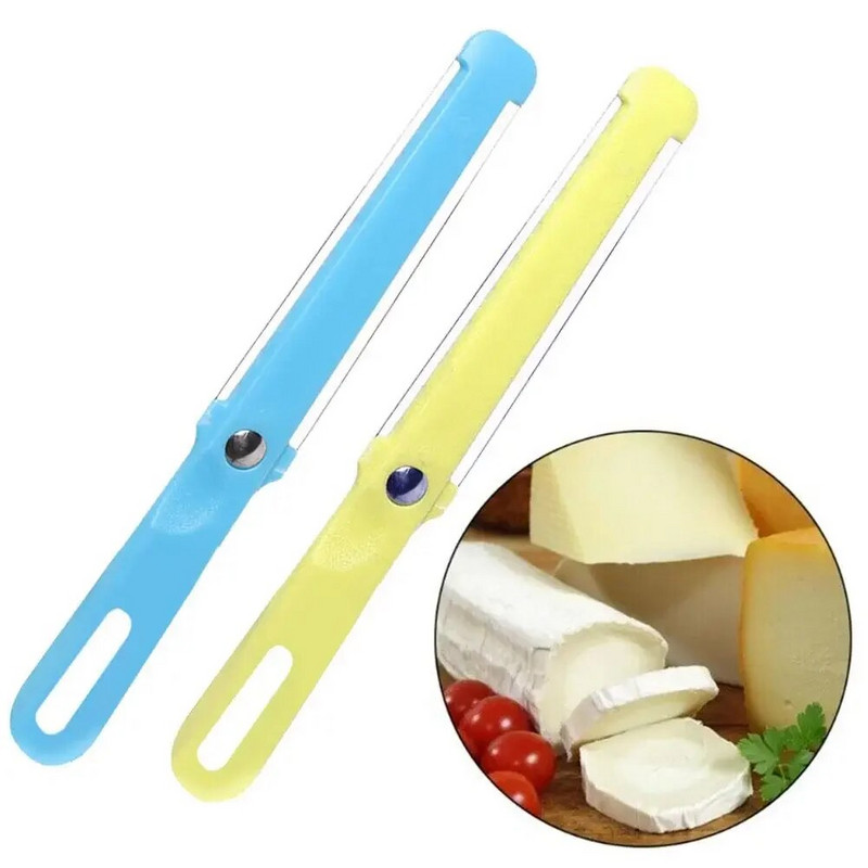 1PC New Fashion Tăiător de unt de brânză Dispozitiv de tăiat cuțit de sârmă gros, dur, moale, cuțit de brânză, unelte de gătit
