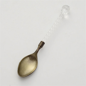 1/3/5 ΤΕΜ. Crafts Vintage Ins Creative Crystal Hand Ice Cream Dessert Coffee mixing Spoon