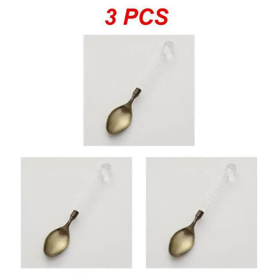 1/3/5 KOM Crafts Vintage Ins Creative Crystal Hand Ice Cream Kava Desert Žlica za miješanje