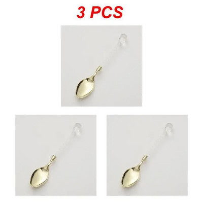 1/3 KOM Crafts Vintage Ins Creative Crystal Hand Ice Cream Kava Desert Žlica za miješanje