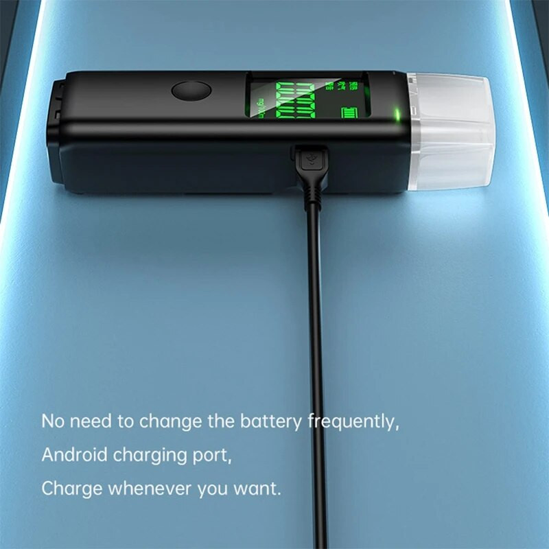 Алкотестер за шофиране в нетрезво състояние Професионален професионален LCD цифров дисплей детектор за шофиране в нетрезво състояние Алкотестер