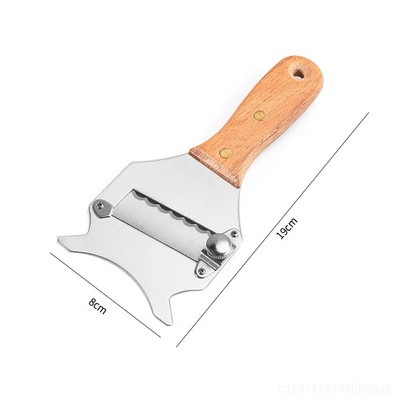 Rezač za tartufe Brijač od nehrđajućeg čelika Rezač za čokoladu i sir Podesiva glatka oštrica Drvena drška Rezač za gljive Kuhinjski alat