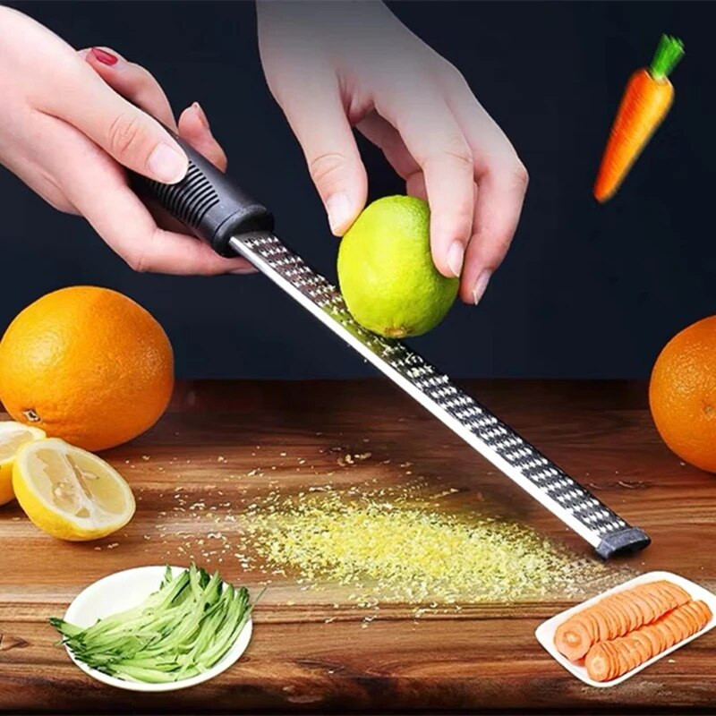 Rende od nehrđajućeg čelika Rezač za sir čokoladu Lemon Zester Sjeckalica za mljevenje začina Gulilica voća Rezač Kuhinjski pribor