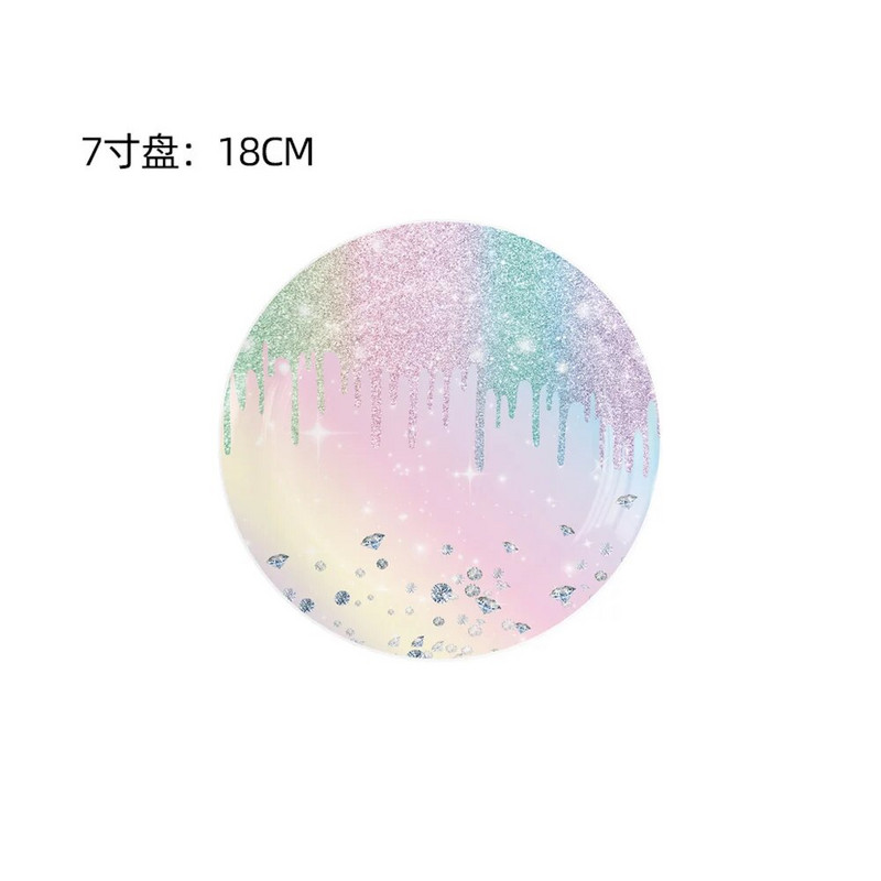 Macaron Deimantiniai vakarėlio reikmenys Gimtadienio dekoravimas Mergaitei Popieriniai lėkštės Puodeliai Servetėlės Staltiesė Reklaminė reklama Vestuvių reikmenys Kūdikių dušas