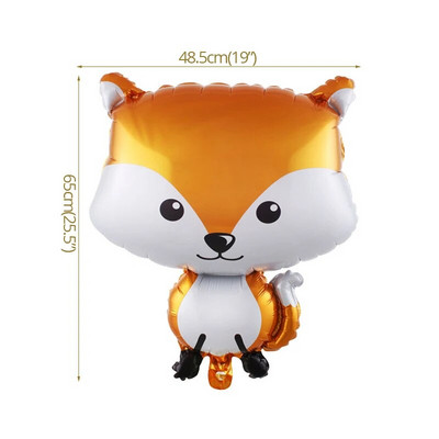 Šumska šuma Dekoracija za rođendansku zabavu Životinja Zoološki vrt Lisica Lav Slon Dječaci Jednokratno posuđe Prekrivač za tortu