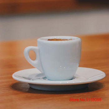 Νέο Point Esp φλιτζάνι εσπρέσο με πιατάκι Επαγγελματικό Διαγωνισμό Επίπεδο Υπερχοντρό ESPRESSO SHOT Κούπα καφέ Ποτήρι Καπουτσίνο