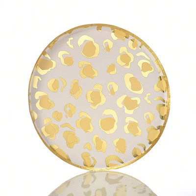 Životinje iz džungle Zlatni leopard print Jednokratni pribor za jelo Papirnati tanjuri Šalica Safari Dekoracije za rođendane Svadbena zabava Baby Shower