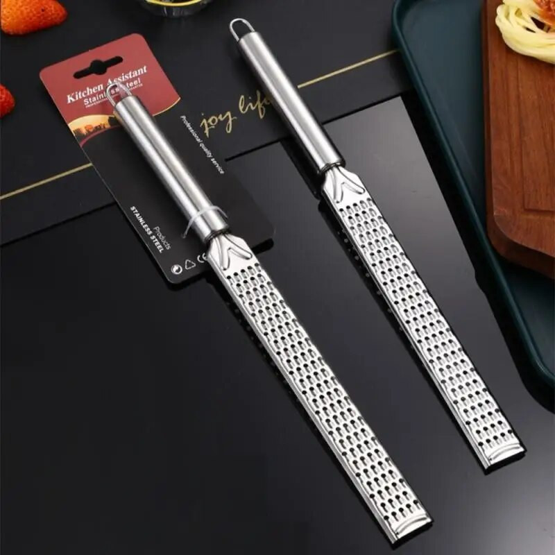 Răzătoare pentru brânză pentru parmezan, lămâie, ghimbir, oțel inoxidabil, brânză de mână, aparat de ras pentru brânză, lung, pentru ciocolată, unelte de bucătărie pentru brânză