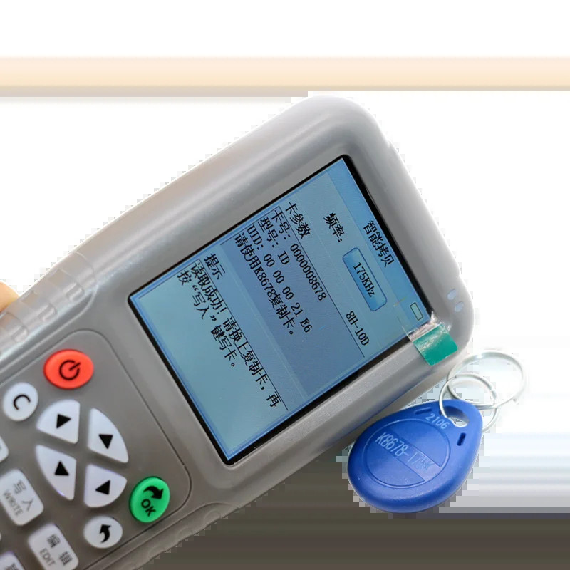 10 vnt 125 khz 175 khz 250 khz 300 khz 375 khz 500 khz ID perrašomas rašomasis RFID raktų pultelis Rakto žetono žyma prieigos valdymo kortelė