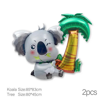 Koala Baby Birthday Party Decorations Koala Baby Shower Forest Animal Happy Birthday Poklon Prekrivač torte Koala Baloni Posuđe