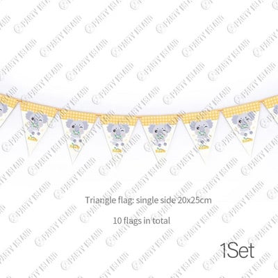 Koala Baby Birthday Party Decorations Koala Baby Shower Forest Animal Happy Birthday Poklon Prekrivač torte Koala Baloni Posuđe