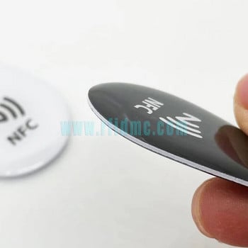 5 τεμάχια Παθητική ετικέτα RFID 13,56 MHz NFC Μπρελόκ NTAG216 Εποξειδικές κάρτες με τσιπ αδιάβροχο μπρελόκ