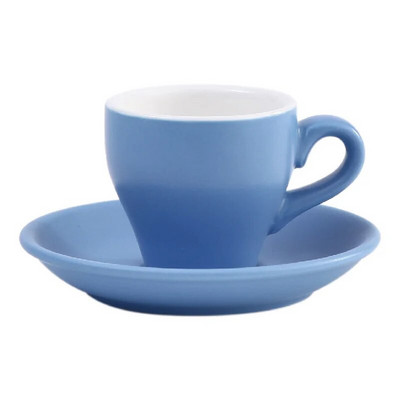 Серия бонбони от костен Китай Чаша за кафе и чинийка от 80 мл Кафе Чаша за дегустация на еспресо Капучино Американо Сладко момиче Следобедна чаша за чай