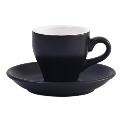 Серия бонбони от костен Китай Чаша за кафе и чинийка от 80 мл Кафе Чаша за дегустация на еспресо Капучино Американо Сладко момиче Следобедна чаша за чай