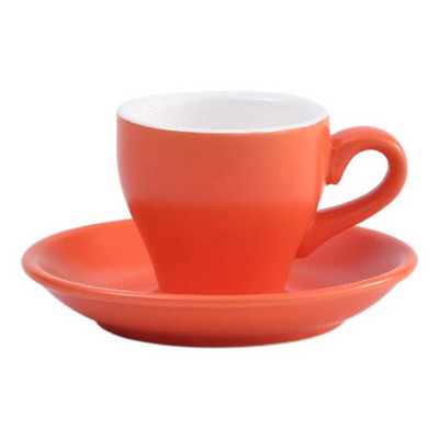 Серия бонбони от костен Китай Чаша за кафе и чинийка от 80 мл Кафе Чаша за дегустация на еспресо Капучино Американо Сладко момиче Следобедна чаша за чай