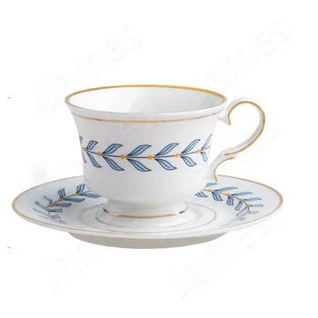 Чаши за чай в европейски стил Комплект чаши за кафе Реколта Керамична чаша за кафе Чаша за чай Дизайн със златен ръб Чаша за кафе Следобеден чай Чаши за вода