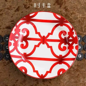 Visokokvalitetno kinesko porcelansko posuđe, kineska crvena šalica za kavu, keramička posuda za šalicu za crni čaj, životinjski stolni pribor, darovi za vjenčanje i useljenje