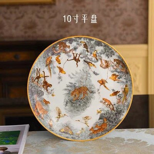 Visokokvalitetno kinesko porcelansko posuđe, kineska crvena šalica za kavu, keramička posuda za šalicu za crni čaj, životinjski stolni pribor, darovi za vjenčanje i useljenje