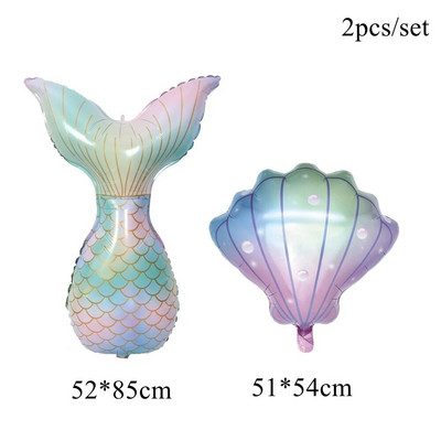 1 set sirena vaga jednokratno posuđe papirnati pokrivač za tortu za sirenu sretan rođendan ukras dječje sirene darovi nabava