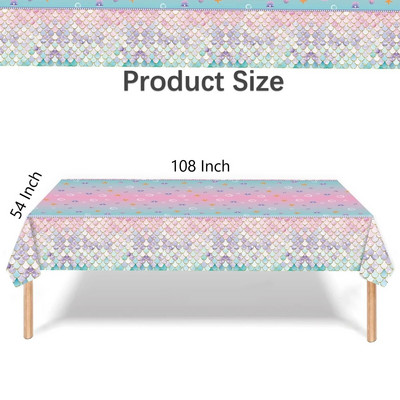 1 set sirena vaga jednokratno posuđe papirnati pokrivač za tortu za sirenu sretan rođendan ukras dječje sirene darovi nabava