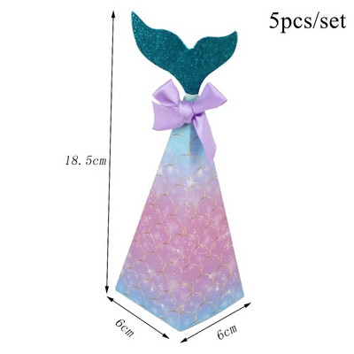 1 set sirena vaga jednokratno posuđe papirnati pokrivač za tortu za sirenu sretan rođendan ukras dječje sirene darovi nabava