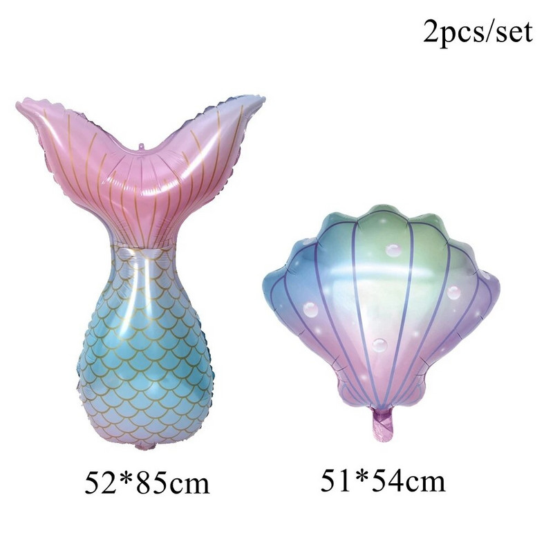 1 set sirena vaga jednokratno posuđe papirnati pokrivač za tortu za sirenu sretan rođendan ukras dječje sirene darovi nabava